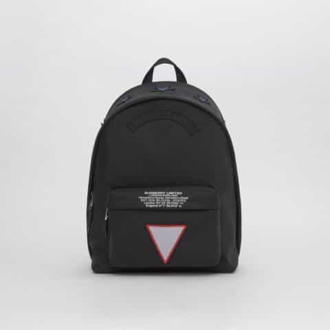 Burberry巴宝莉新款图章尼龙双肩包
