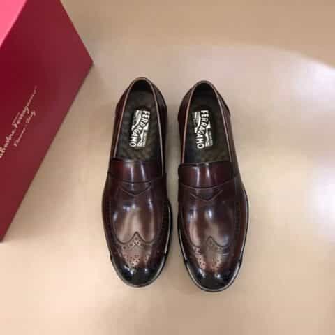 Ferragamo菲拉格慕 2021高端男士精品男士牛津鞋正装鞋