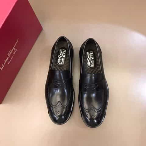 Ferragamo菲拉格慕 2021高端男士精品男士牛津鞋正装鞋