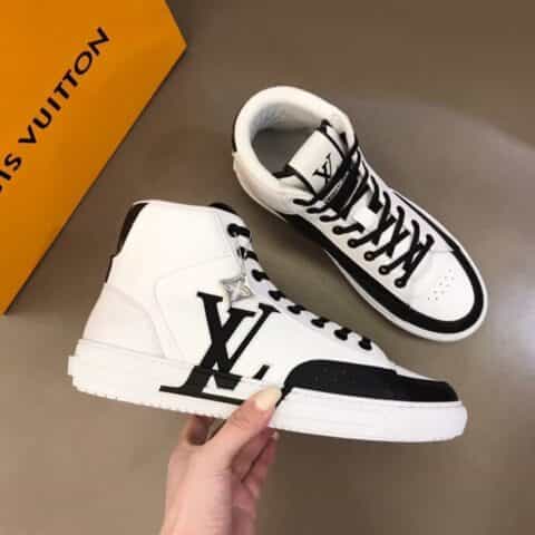 LV/路易威登 头层牛皮七夕限定CHARLIE 男士高帮运动鞋