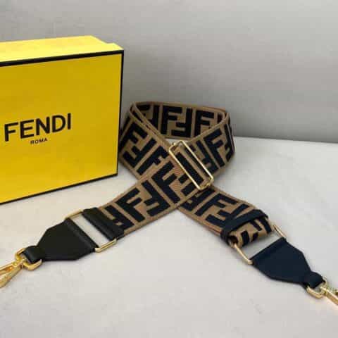 FENDI芬迪FFLogo标志性宽肩带907