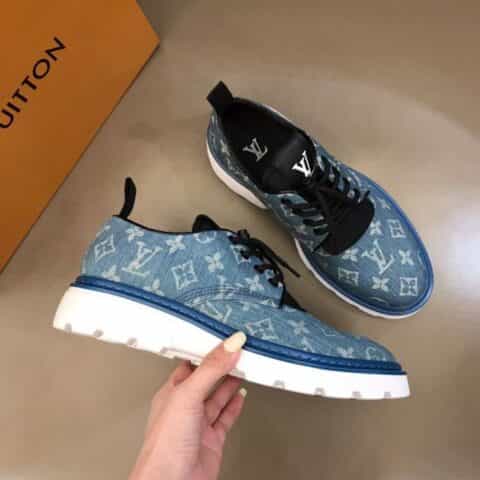 LV/路易威登 2021 限量特别款, L. VXNBA联名BOLD 系带鞋