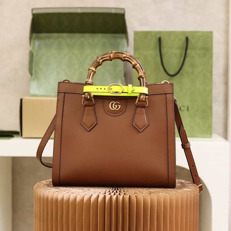 Gucci Diana竹节小号托特包 660195 17QDT 2582
