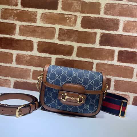 GUCCI古驰马衔扣1955系列迷你手袋658574
