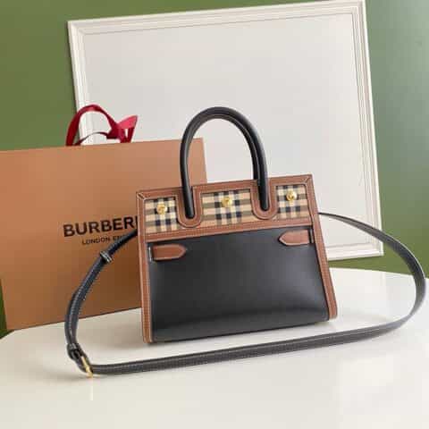 Burberry巴宝莉Vintage 复古格纹Title - 泰尔勒手袋