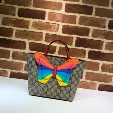 GUCCI古驰GG蝴蝶儿童购物袋550768