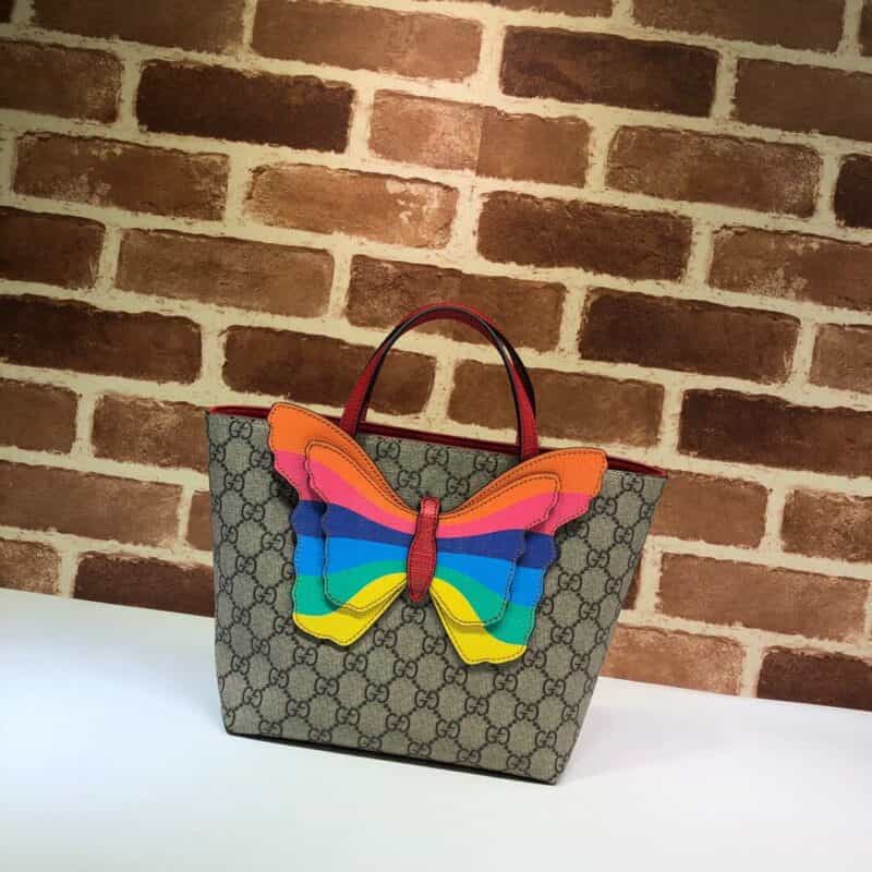 GUCCI古驰GG蝴蝶儿童购物袋550768