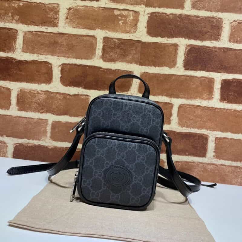 GUCCI古驰互扣式双G迷你手袋672952