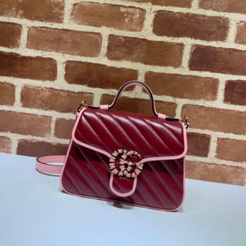 GUCCI古驰GG Marmont系列迷你手提包583571