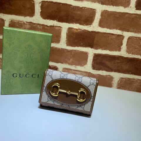 GUCCI古驰马衔扣1955系列钱包644462