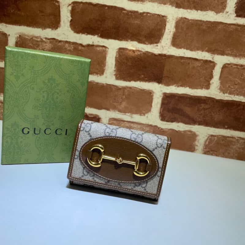 GUCCI古驰马衔扣1955系列钱包644462