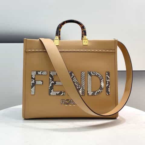 FENDI芬迪阳光TOTE全牛皮托特包8518