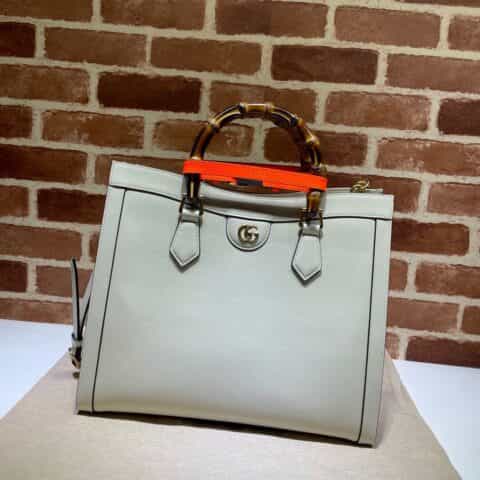 GUCCI古驰Diana竹节中号托特包655658