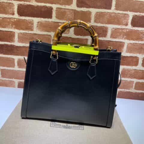 GUCCI古驰Diana竹节中号托特包655658