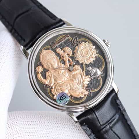 宝泊（BLANCPAIN）Villeret系列 象头神格涅什款孤品腕表