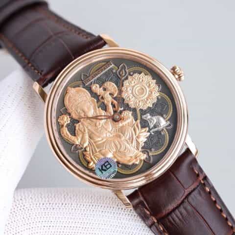 宝泊（BLANCPAIN）Villeret系列 象头神格涅什款孤品腕表
