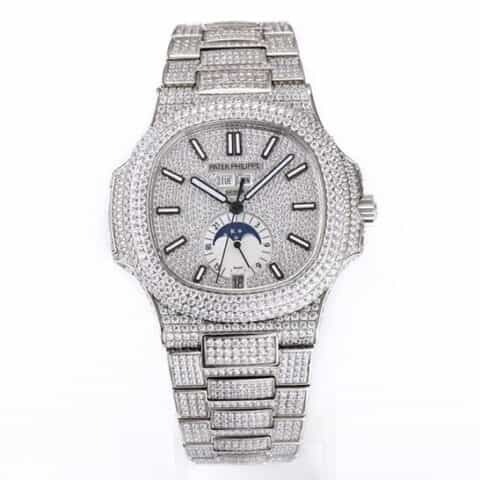 R8 Patek Philippe 百达翡丽运动优雅满天星系列5726/1A-014腕表(鹦鹉螺)