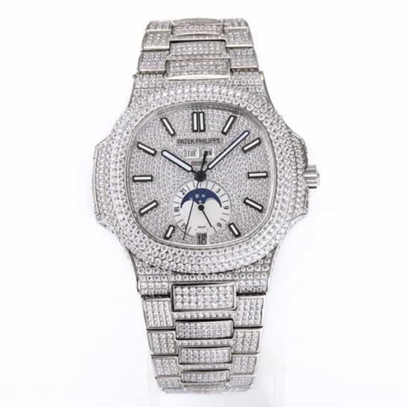 R8 Patek Philippe 百达翡丽运动优雅满天星系列5726/1A-014腕表(鹦鹉螺)
