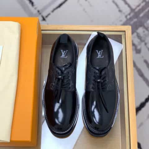 LV/路易威登   精选牛皮制作男士德比皮鞋