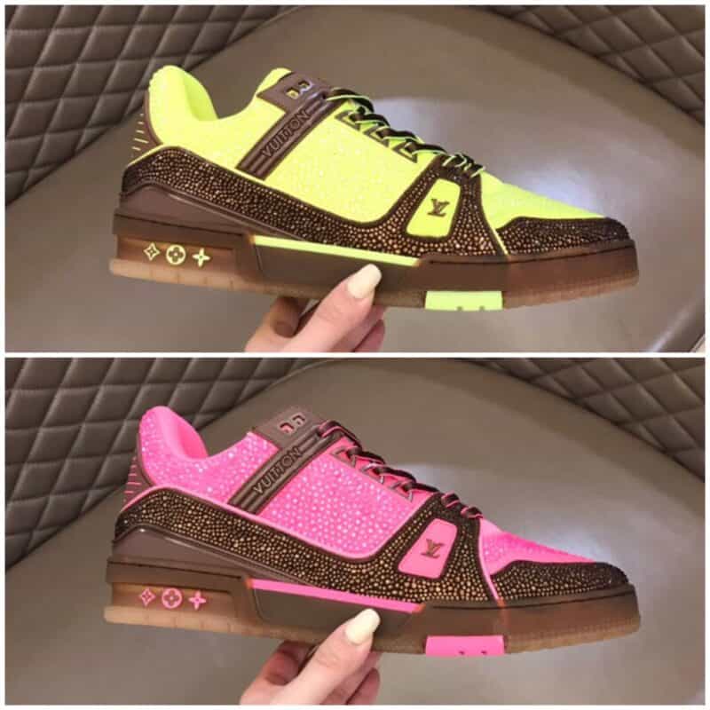 LV/路易威登 进口捷克钻镶嵌奢品 Trainer运动鞋