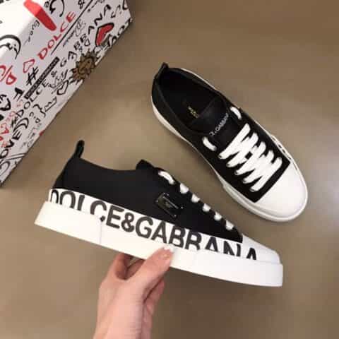 D&G杜嘉班纳 进口原版牛皮高端精品男士休闲运动鞋