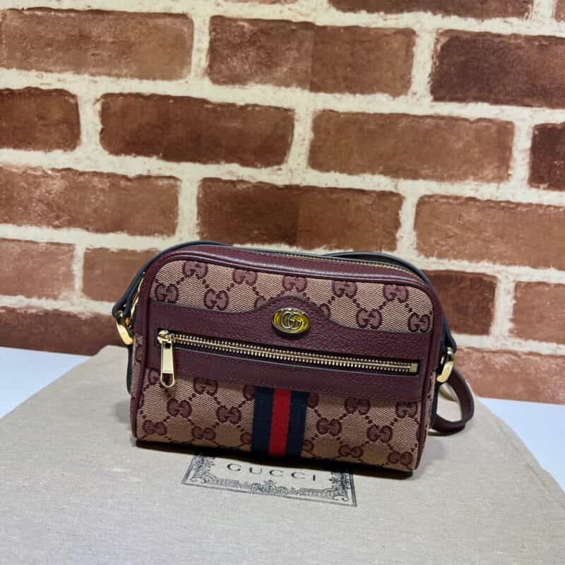 GUCCI古驰Ophidia系列织带迷你手袋517350