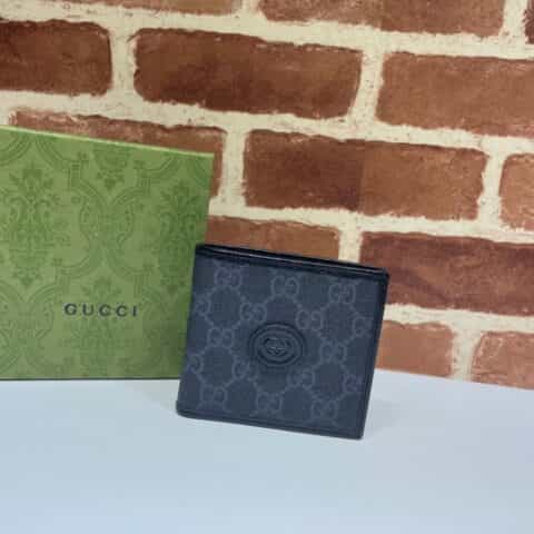 GUCCI古驰互扣式双G钱包671652