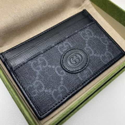 GUCCI古驰互扣式双G卡片夹673002