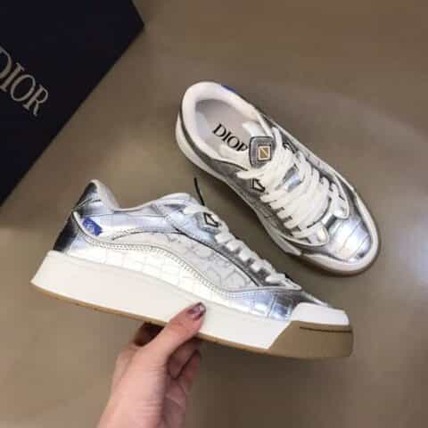 DIOR迪奥 2021秋冬新款男士印花帆布休闲运动鞋
