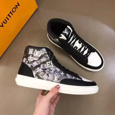 LV/路易威登 七夕限定CHARLIE 男士高帮运动鞋