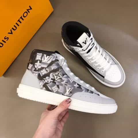 LV/路易威登 七夕限定CHARLIE 男士高帮运动鞋