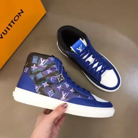 LV/路易威登 七夕限定CHARLIE 男士高帮运动鞋
