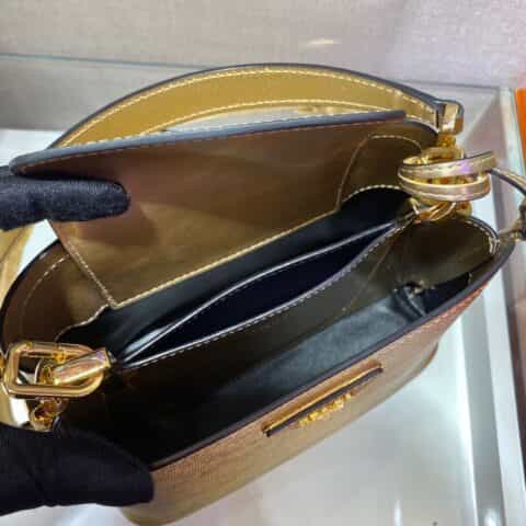 Prada Mini Matinee bag 1BA286金色