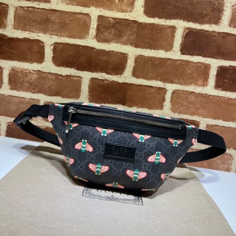 GUCCI古驰饰蜜蜂图案Bestiary系列腰包675181