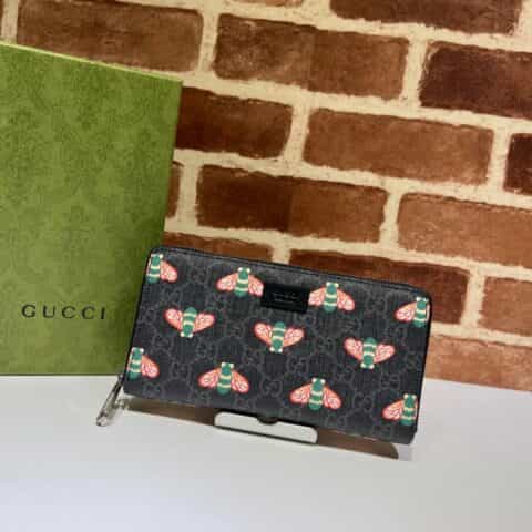 GUCCI古驰蜜蜂印花男士长夹451273