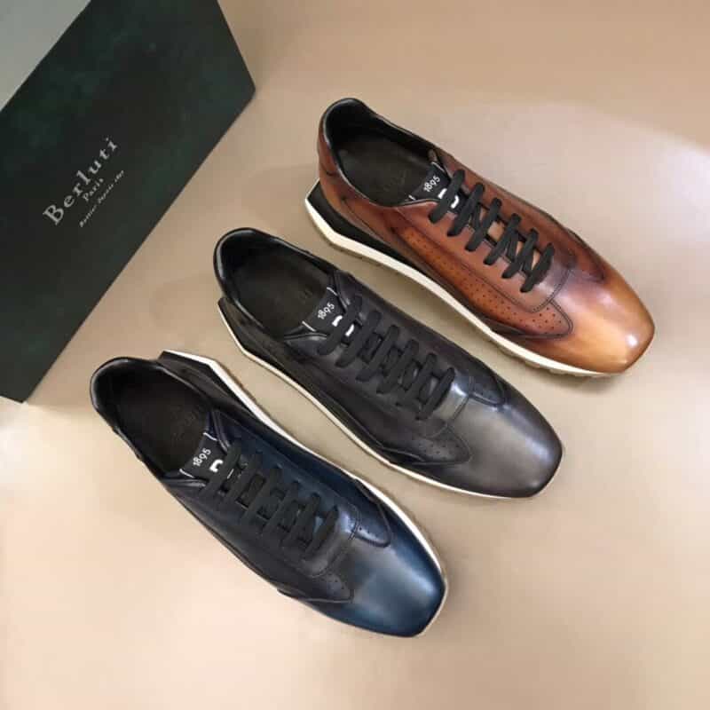 BERLUTI/布鲁提 新款Pulse男士皮革运动鞋