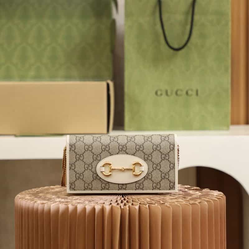 Gucci Horsebit 1955 wallet with chain 621892 92TCG 9761