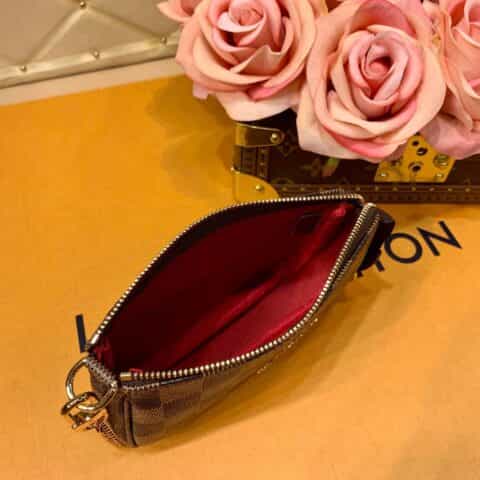 Louis Vuitton LV Mini Pochette Accessoires N58009咖啡格