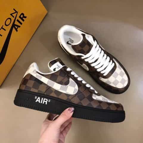 Loui* Vuitto* x OFF-WHITE x Nike 三方联名!潮酷男士休闲运动鞋