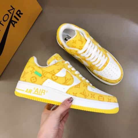 Loui* Vuitto* x OFF-WHITE x Nike 三方联名!潮酷男士休闲运动鞋