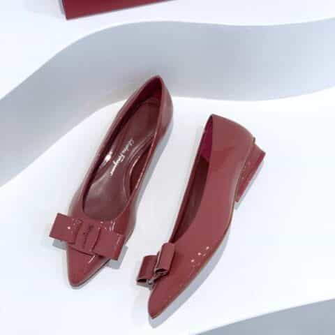 SF salvatore Ferraga*o 菲拉*慕最新糖果色走秀款尖头浅口Viva芭蕾舞鞋