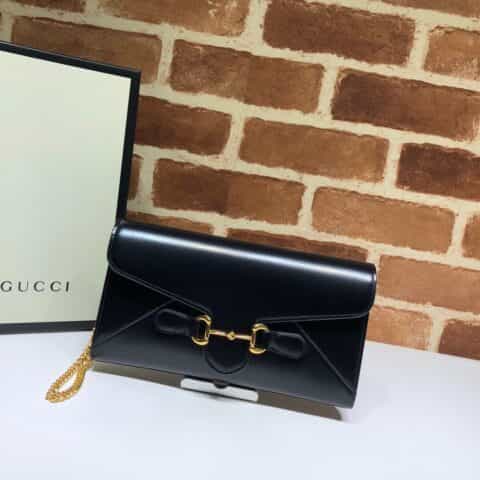 GUCCI古驰马衔扣链条小包614381