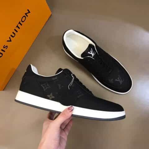 LV/路易威登 Monogram 印花头层牛皮男士经典休闲运动鞋