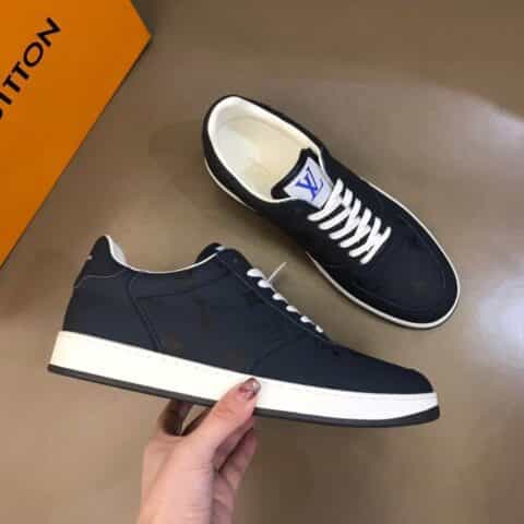 LV/路易威登 Monogram 印花头层牛皮男士经典休闲运动鞋