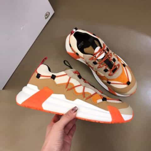 Moncler蒙口 蜂窝网布,氯丁橡胶男鞋运动鞋