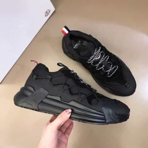 Moncler蒙口 蜂窝网布,氯丁橡胶男鞋运动鞋