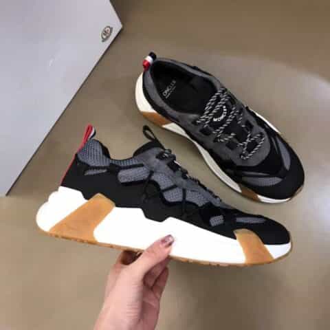 Moncler蒙口 蜂窝网布,氯丁橡胶男鞋运动鞋