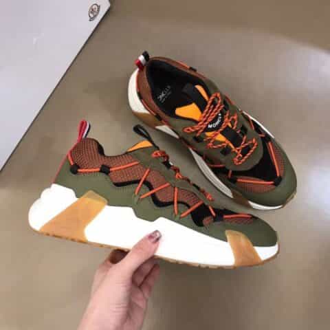 Moncler蒙口 蜂窝网布,氯丁橡胶男鞋运动鞋
