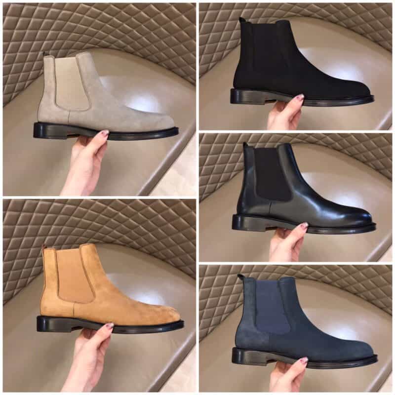 DIOR迪奥 进口头层牛京皮秋冬男士高帮男靴