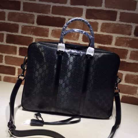 GUCCI古驰克水晶手提斜挎公文包201480